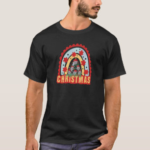 Camiseta Desejo a você um feliz Natal Papai Noel Neve Adven