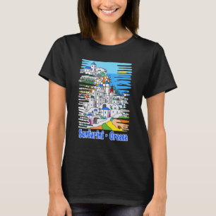 Camiseta Desejo De Souvenir Grécia De Viagem A Santorini