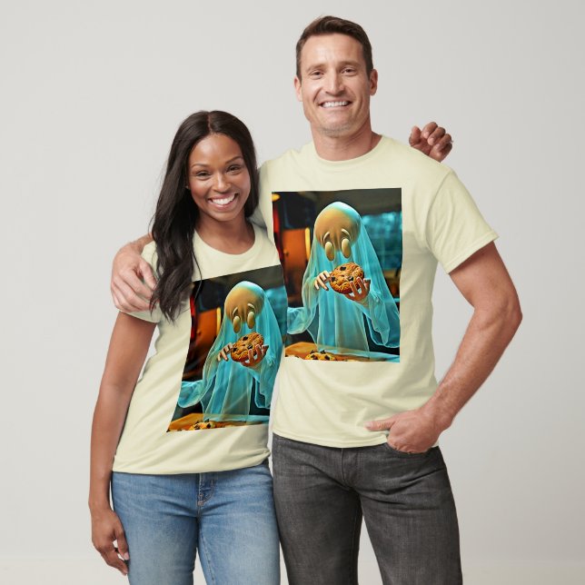 Camiseta Desejo do Fantasma por Biscoitos (Unissex)
