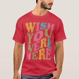 Camiseta Desejo que estivesse aqui Estética nas costas Cost