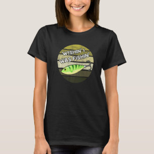 Camiseta Desejo Que Eu Fosse Peixe De Peixe De Gancho De Pe