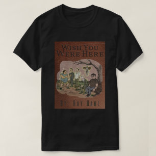 Camiseta Desejo que você esteja aqui escuro