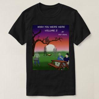 Camiseta Desejo que você estivesse 2 aqui escuro