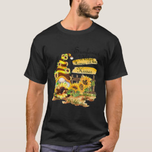 Camiseta Desejos De Girassol E Beijos De Abelhas De Mel Com