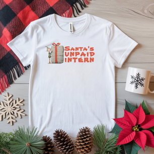 Camiseta Desejos irônicos de elfo de desenho animado vintag
