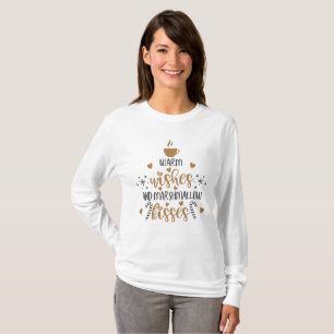 Camiseta Desejos Quentes e Beijos de Marshmallow