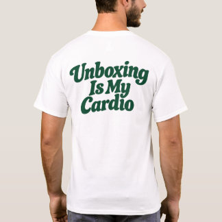 Camiseta Desembalagem é meu Cardio