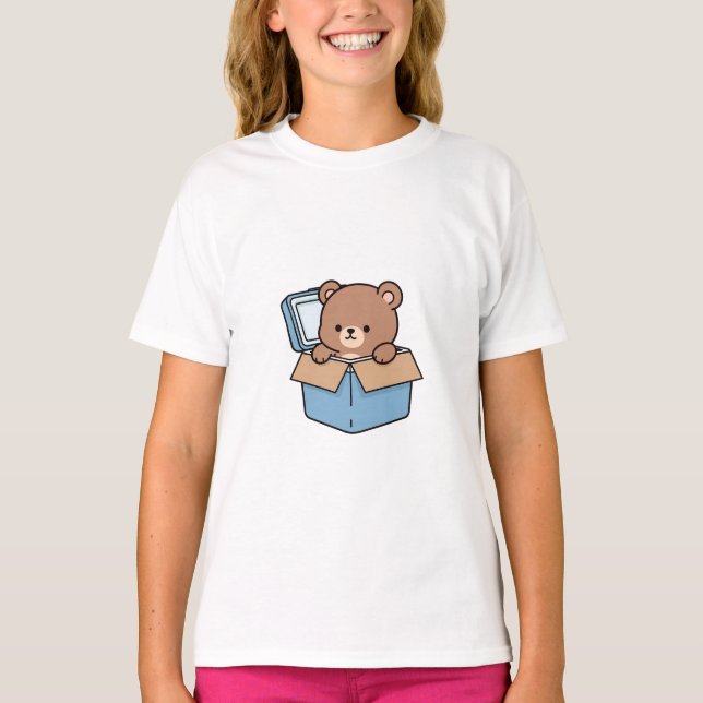 Camiseta Desembalando Bear Kids (Frente)