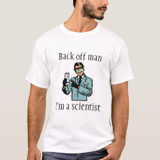 Camiseta Desembarace do homem, mim são um cientista