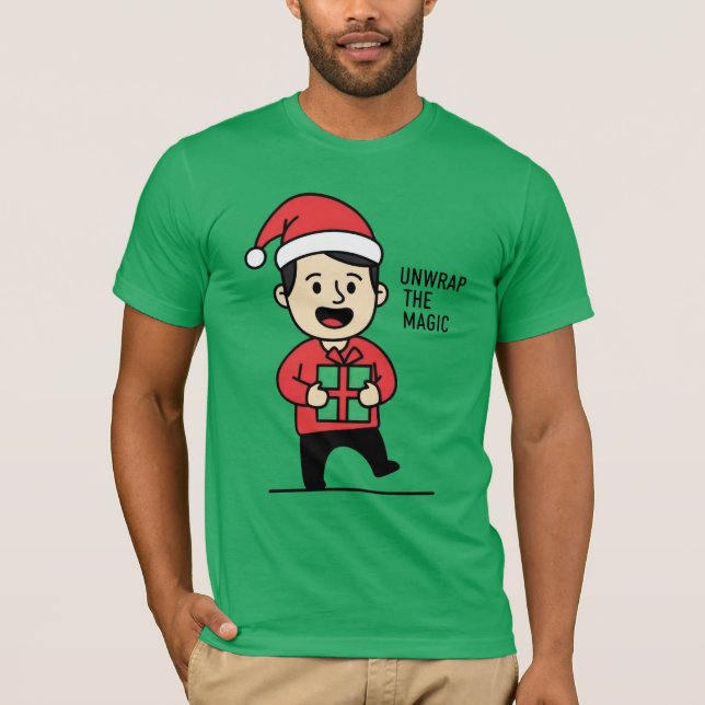 Camiseta Desembrulhe a mágica (Frente)