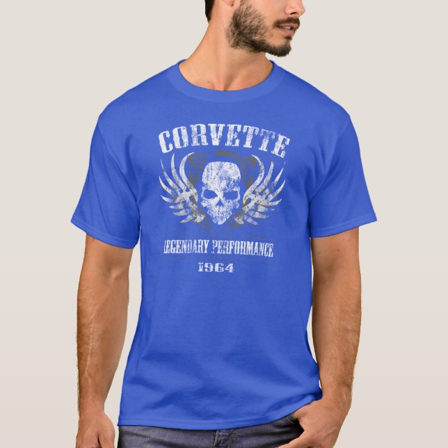 Camiseta Desempenho 1964 legendário de Corveta (Frente)