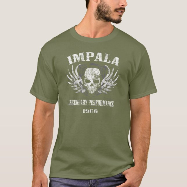 Camiseta Desempenho 1966 legendário do Impala (Frente)