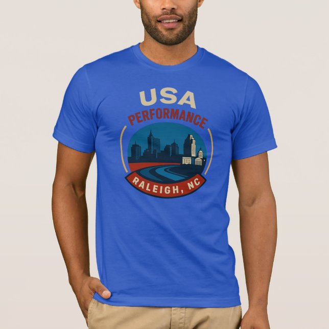 Camiseta Desempenho EUA Raleigh (Frente)