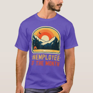 Camiseta Desempregado do Mês Piada Presente para Desemprega