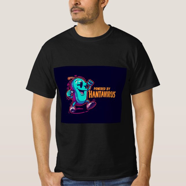 Camiseta Desencadeado pelo Hantavírus (Frente)