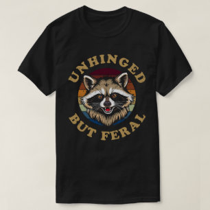 Camiseta Desenfreado Mas Furioso Guaxinim Vintage Pôr do So