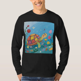 Camiseta Desenhando Bebê Tartaruga