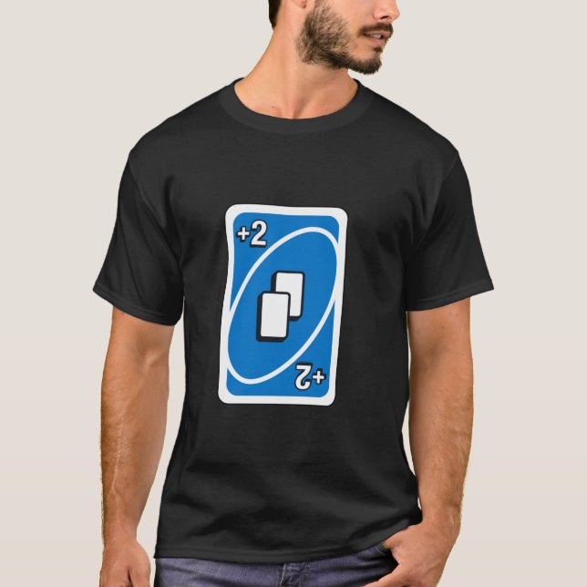 Camiseta DESENHAR Azul UNO Duas Placa (Frente)