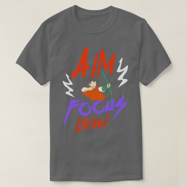 Camiseta Desenhar de Focagem de Arranjo (Frente do Design)