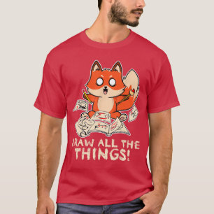 Camiseta Desenhe Tudo Para Desenhar Arte Otaku Quadrinhos A