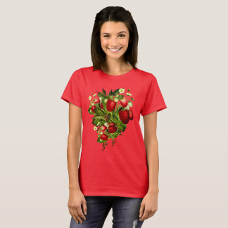 Camiseta Desenhista de jardim da morango