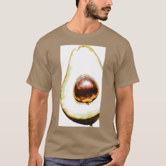 Camiseta Desenho a cores do abacate