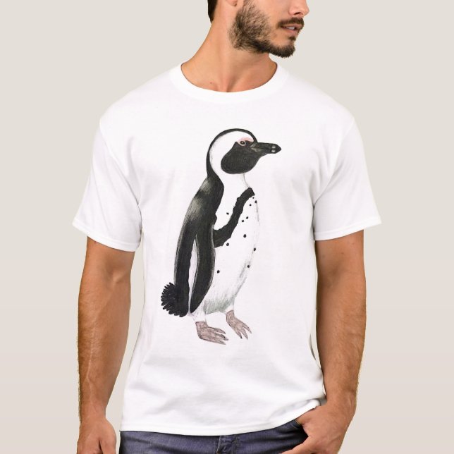 Camiseta desenho a lápis africano (Frente)