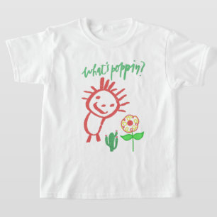 Camiseta desenho à mão de bebê