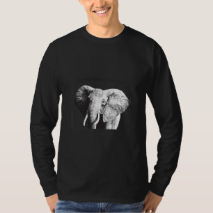 Camiseta Desenho Africano do Elefante Bush