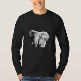 Camiseta Desenho Africano do Elefante Bush