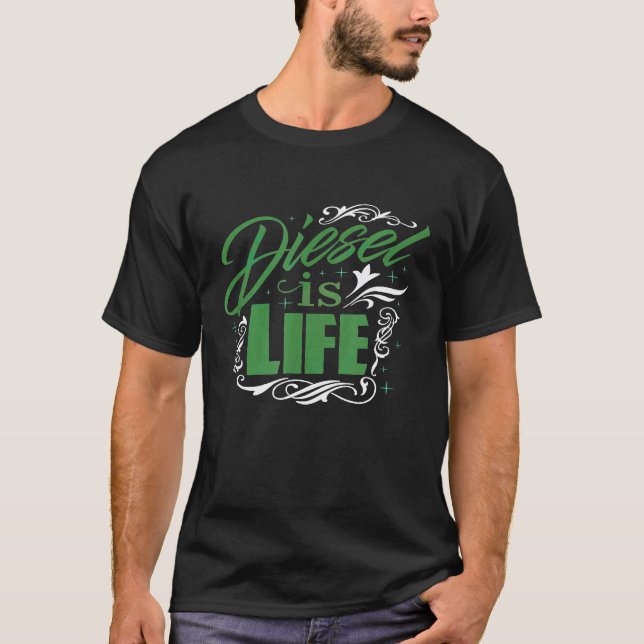 Camiseta Desenho Americano Diesel Homem Diesel Poder Vida M (Frente)