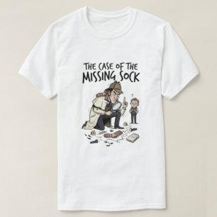 Camiseta Desenho Animado de Detetive Engraçado