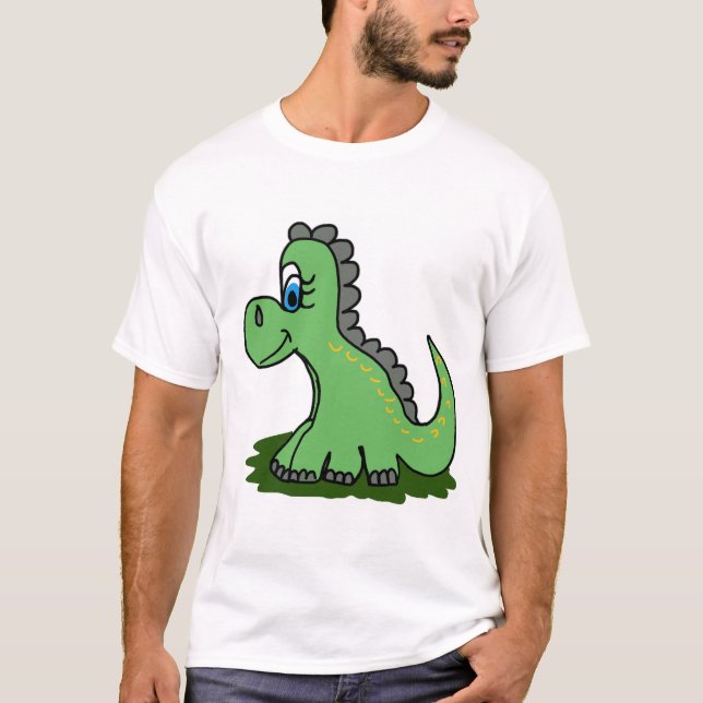 Camiseta desenho animado de dinosaurio (Frente)