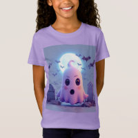 Desenho Animado de Fantasma Assustador com Morcego