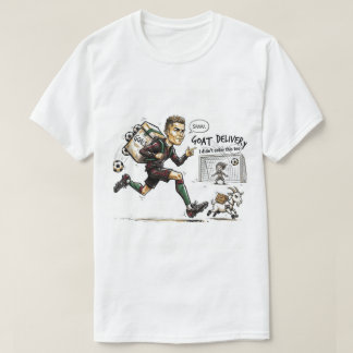 Camiseta Desenho Animado de Futebol Divertido – Design de F