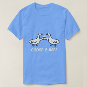 Camiseta Desenho Animado de Ganso Divertido Gansos de Pun