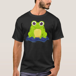 Camiseta Desenho Animado de Sapo Fofo