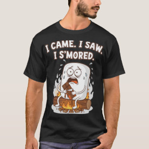 Camiseta  Desenho Animado Divertido Eu Vim Eu Vi Eu Smorei