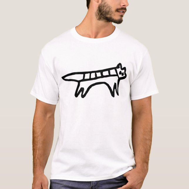 Camiseta Desenho australiano (aborígine) (Frente)