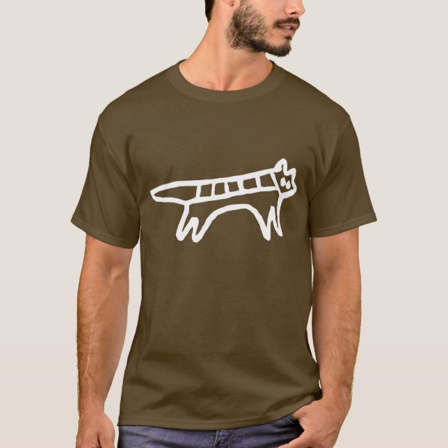 Camiseta Desenho australiano (aborígine) (Frente)
