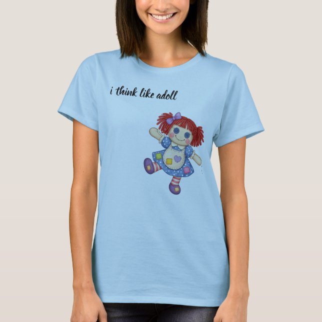 camiseta desenho boneca (Frente)