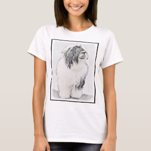 Camiseta Desenho Collie Com Carapaça - Arte Cachorra Origi