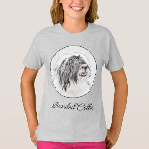 Camiseta Desenho Collie Com Manteiga - Arte Cachorro Origin