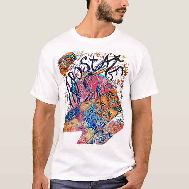 Camiseta Desenho Colorido De Portas Gratuitas (Frente)