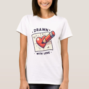 Camiseta Desenho com amor