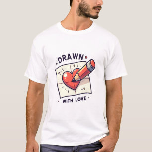 Camiseta Desenho com amor