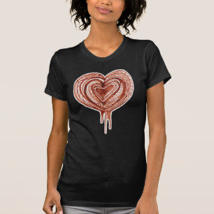 Camiseta Desenho da Bomba Muscular (coração)
