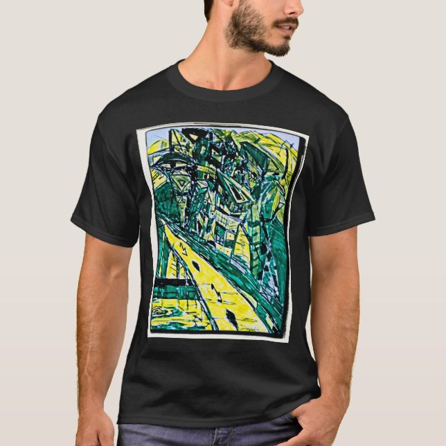 Camiseta DESENHO DA CIDADE DE ESmeralda (Frente)