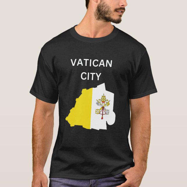 Camiseta Desenho da Cidade do Vaticano (Frente)