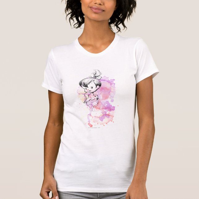 Camiseta Desenho da cor d'água PEBBLES™ (Frente)